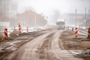 Kauno miesto savivaldybė Tvarkomos H. ir O Minkovskių gatvės prieigose – papildomi eismo ribojimai
