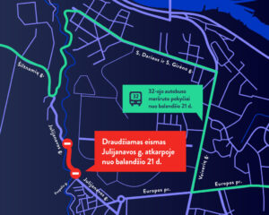 Kauno miesto savivaldybė Prasideda Julijanavos gatvės rekonstrukcija