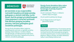 Kauno miesto savivaldybė Aktuali informacija apie II pensijų pakopos pokyčius